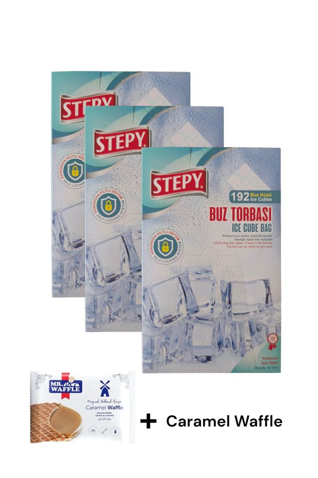 Stepy Lockable Ice Bag 192 Cubes Lockable Ice Bag