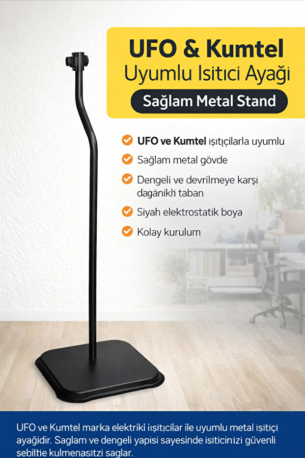 Ufo & Kumtel Compatible Heater Stand – Sturdy Metal Stand