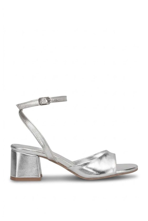 Elit Mst755M Women's Classic Heeled Shoes Silver