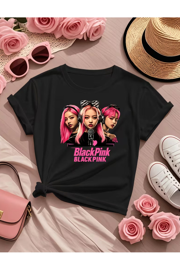Blackpink Printed T-Shirt, Premium Quality Unisex Kids/Adults (with Surprise Gift)