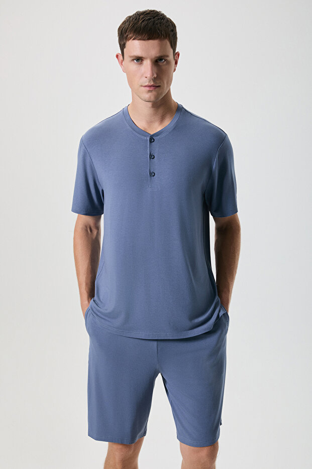 Modal Soft-Textured Shorts Set - 2