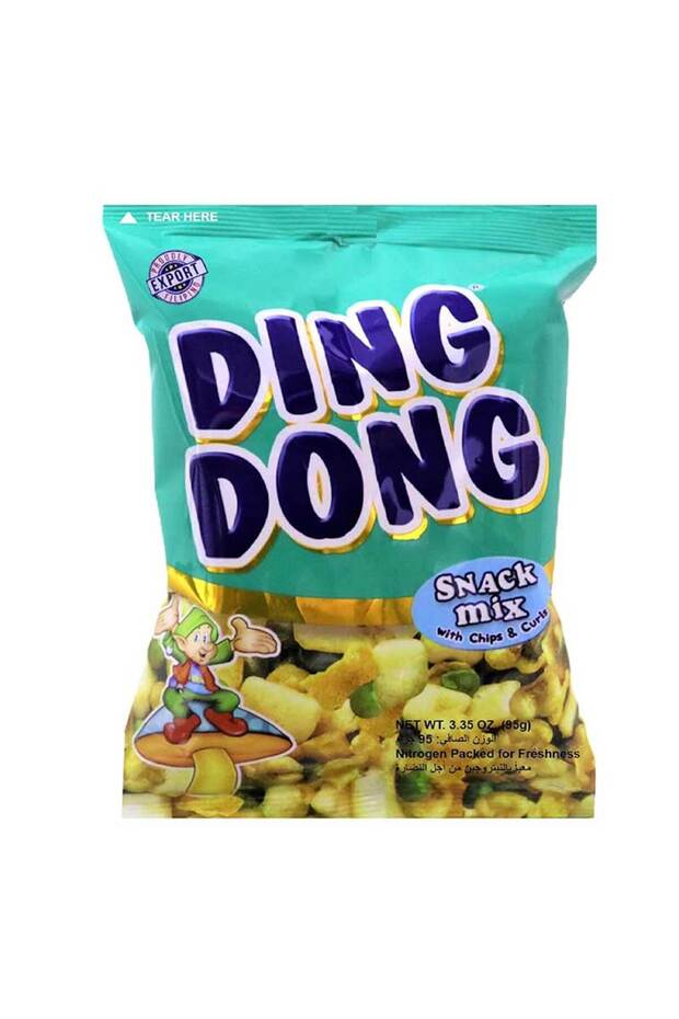 Snacks Mix with Crispy Potato Chips & Puffed Cheese Curls (100g)