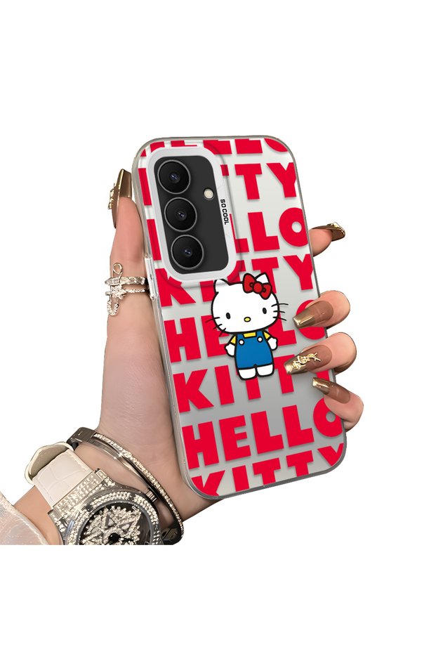 Samsung Galaxy S25 Fe Compatible Protection Case Hard Back Cover Stretchy Silicone Edged Beautiful Printed