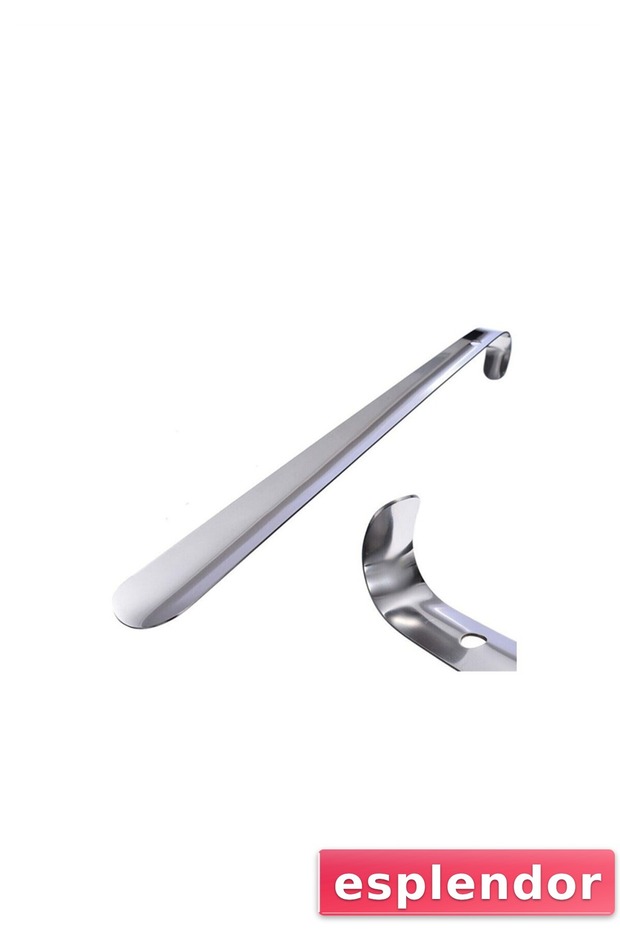 Chrome Plated Metal Shoe Horn 75cm Length