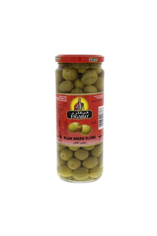 Plain Green Spanish Olives Whole Brine Preservation Glass (270g)