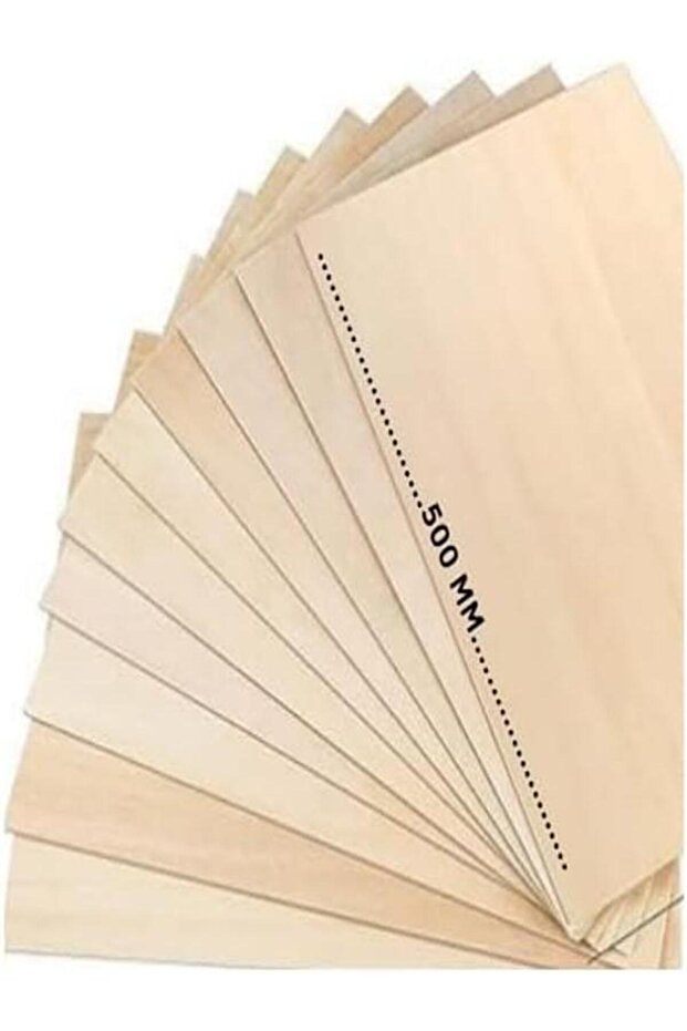 Wings - Pack of 12 Solid Natural Pine Wood Planks 40mmx30mmx500mm