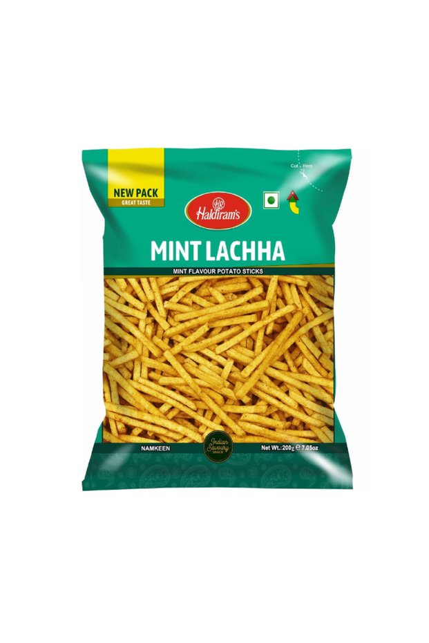 Mint Lachha Crunchy Mint Infused Potato Shreads Namkeen (200g)