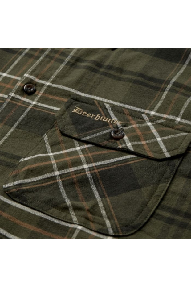 Yeşil Kareli Gömlek - 5