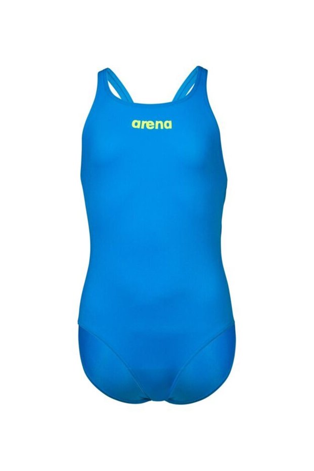Kiz Çocuk Pro Solid Swimming Swimsuit