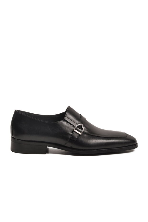 Black Genuine Leather Men's Classic Shoes