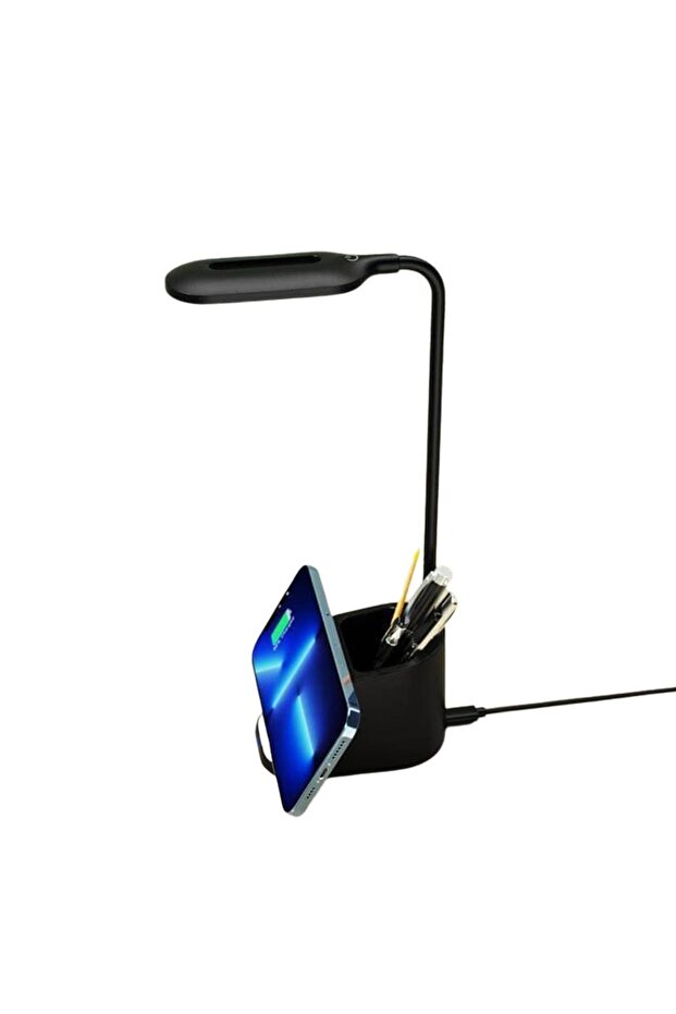 ALMERE - 3-in-1 Desk Lamp with 15W Wireless Charger & Pen Holder