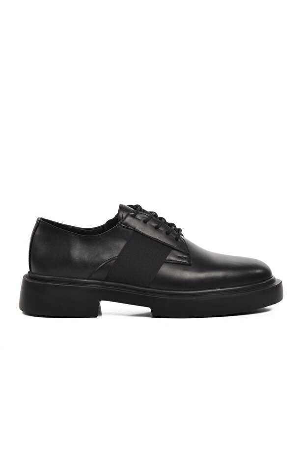 Black Genuine Leather Men's Classic Shoes