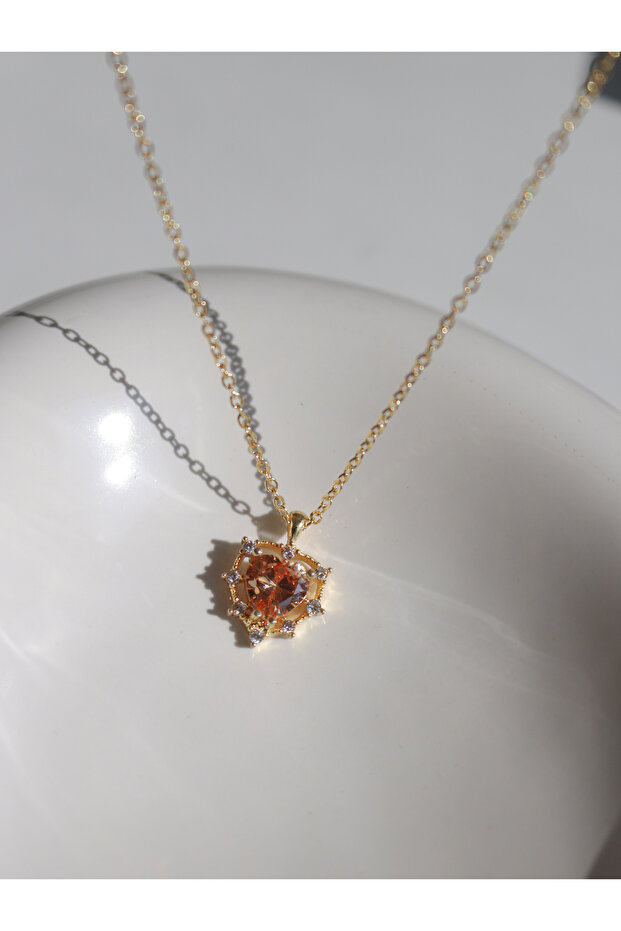 Heart Jewelled Necklace