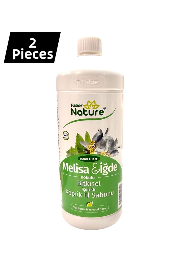 Faber Melisa & Nettle Scented Foam Hand Soap 1 Lt* 2 Pieces Gmdes Certified