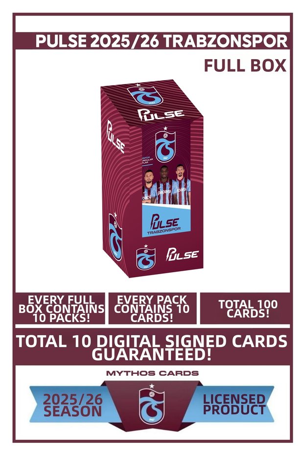 - Pulse Soccer Player Cards 2025/26 - Full Box