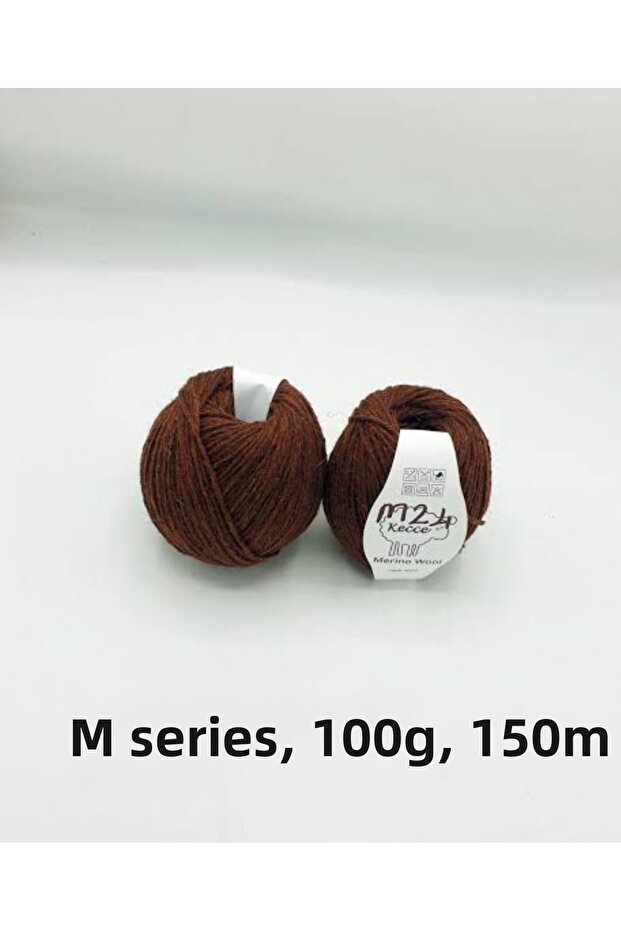 100% صوف الماعز الطبيعي 100 جرام 150 Mt M Series 2 Pack