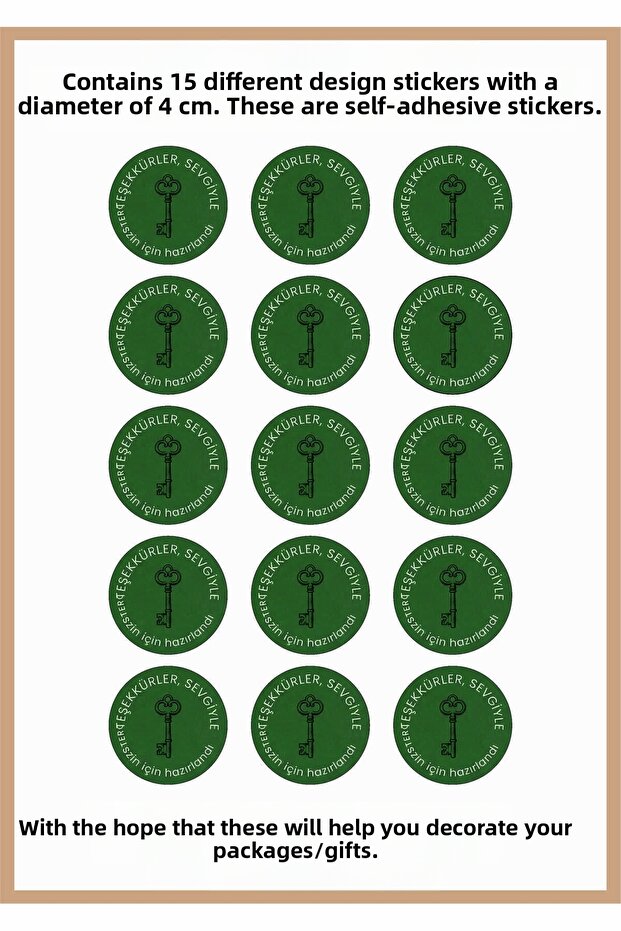 30 Stickers Specifically for Packaging, (Available in Our Store with Different Trendy Models, on Sale as a Campaign Offer)