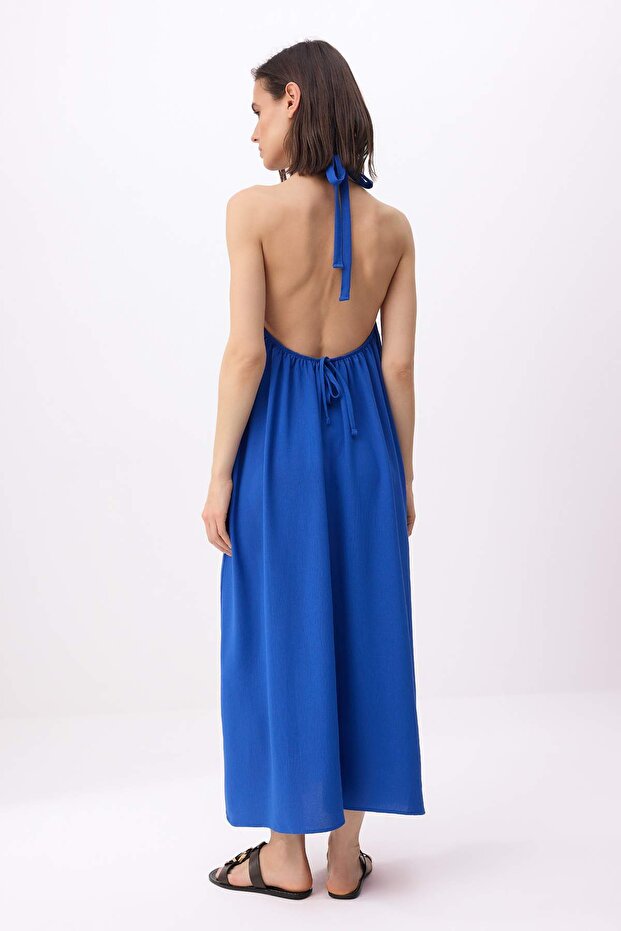 Saks Rahat Kesim Maxi Dokuma Elbise TWOSS26EL00329 - 4