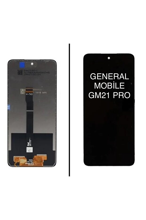 شاشة لمس جنرال موبايل GM 21 Pro (أسود)
