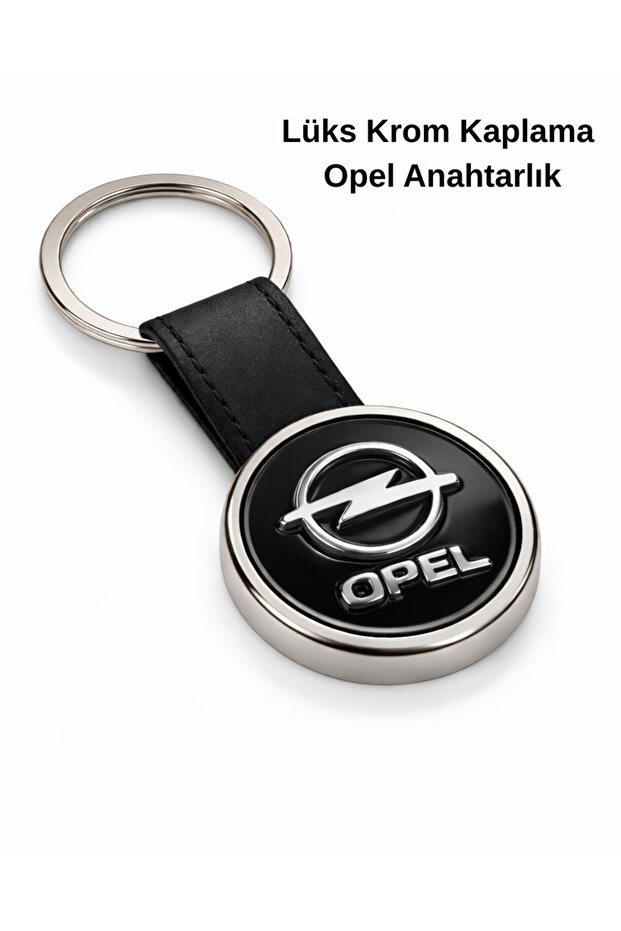 Premium Opel Keychain Chrome Plated Auto Keychain Metal Body Opel Car Accessory