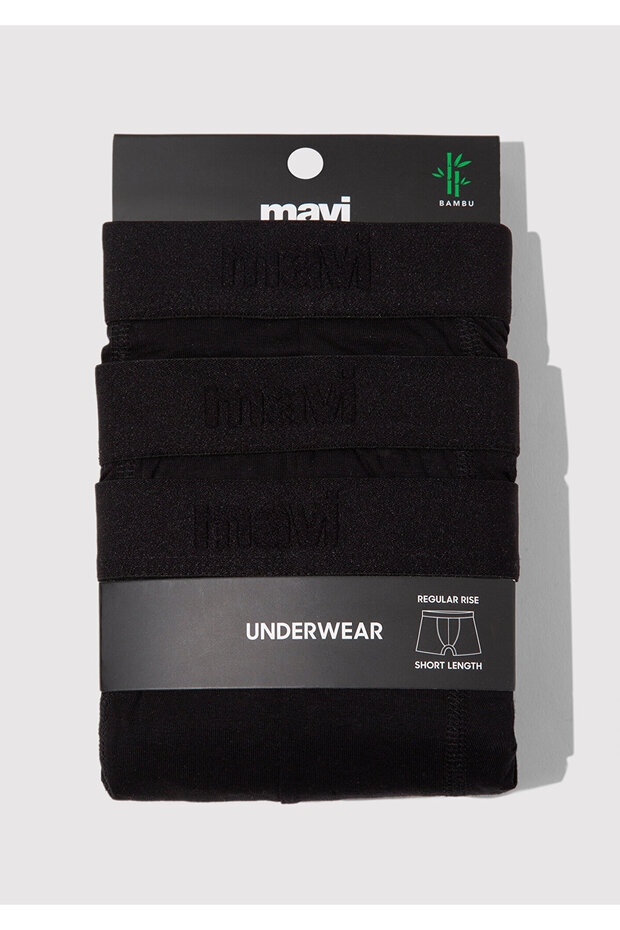 3 قطع بوكسر أسود أساسي 0912088-900 - 3