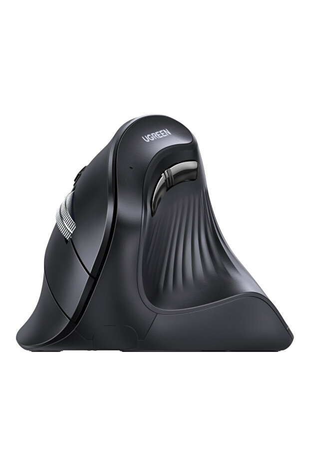 4000 DPI 6 Tuşlu Ergonomik Kablosuz Dikey Mouse, Siyah, 25444 - 2