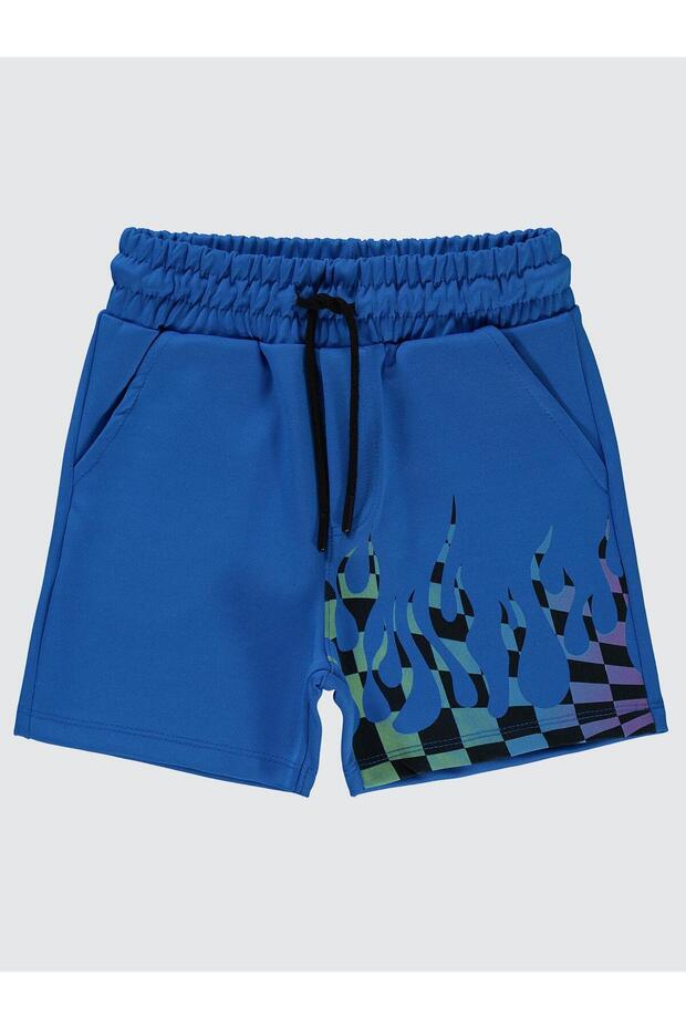 10-13 Years Old Boys' Shorts - Dark Turquoise