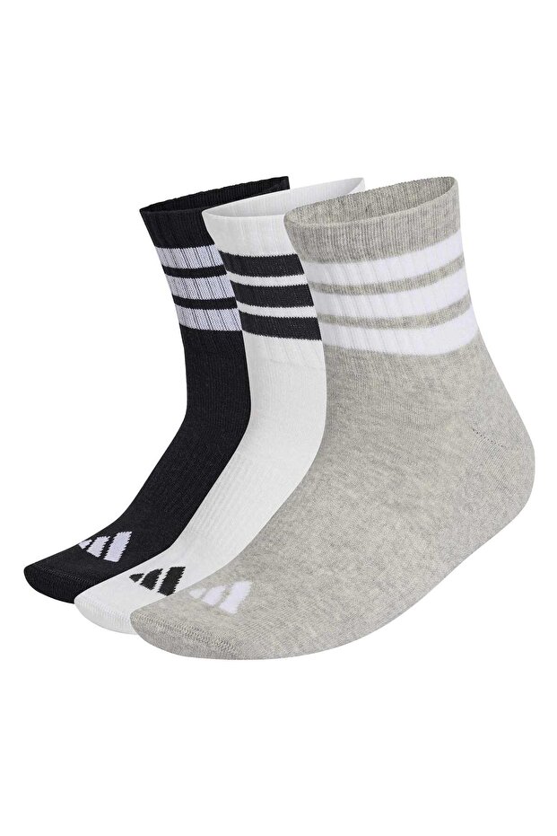 3S Ess C Mid 3P Unisex Sports Socks Kc9618