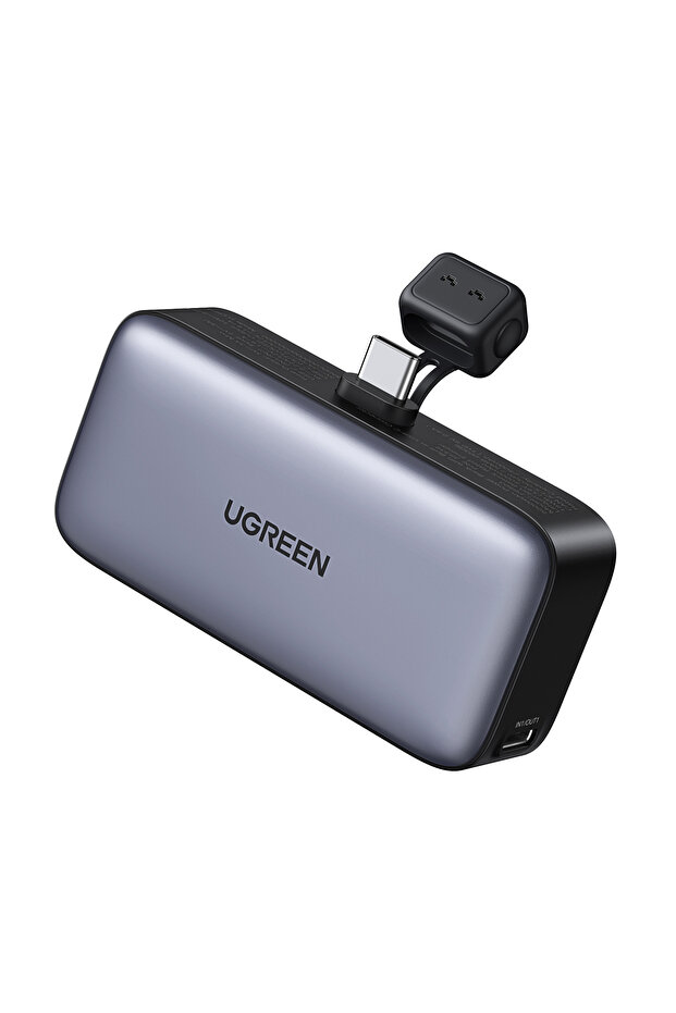 5.000 mAh 20W Taşınabilir Standlı Powerbank Siyah, 35338