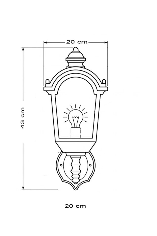 Phaeton Lantern Sconce Rustic Garden Sconce - 6