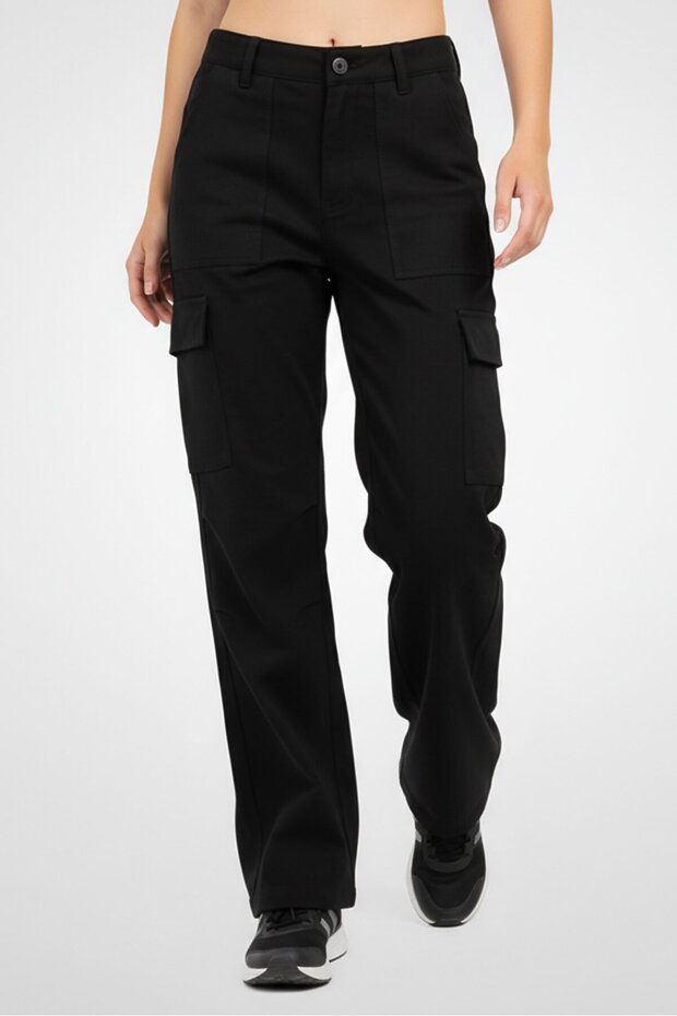 J Balvin x Air Jordan Women Loose Fit Outdoor Cargo Pants, Black