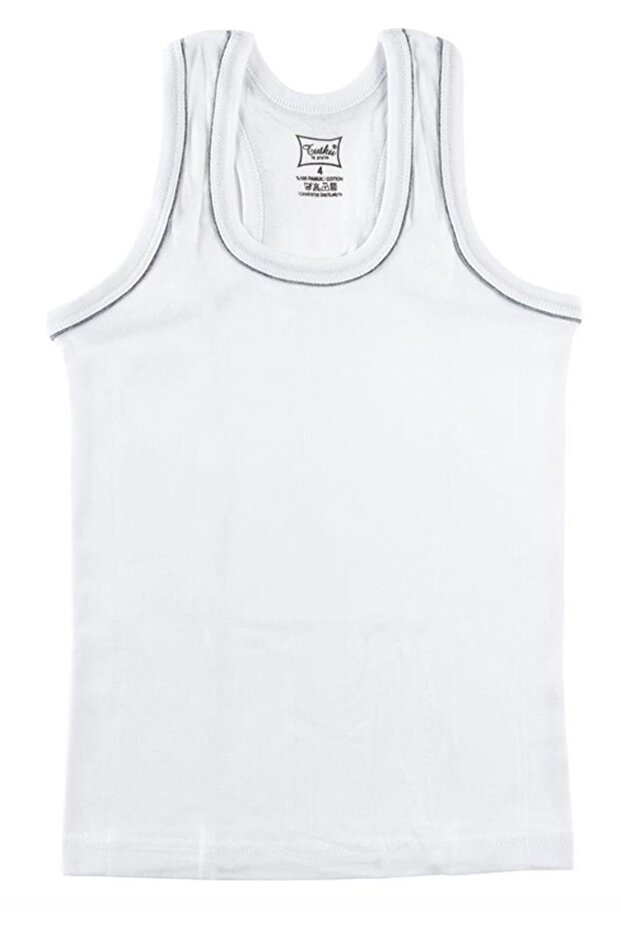 6-Pack Tutku Boy's Sports Undershirt Cotton Lycra 0130