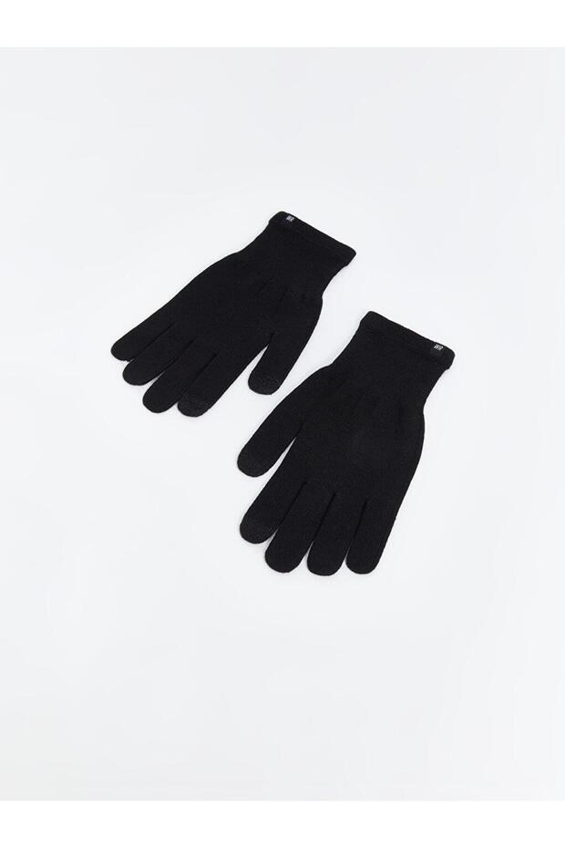 قفازات رجالية سوداء أساسية من LCW ACCESSORIES