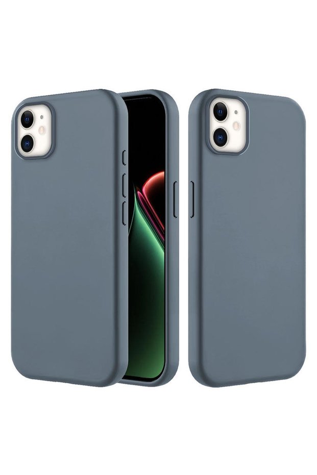 Apple iPhone 11 Compatible Case with Velvet Inside and Erasable Launch Case Gray