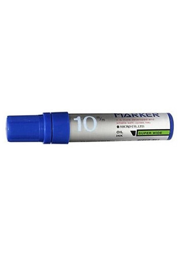 Micro Marker Pen 10 Mm. Blue 10-Pack