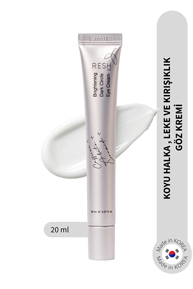 RESH LAB Brightening Dark Circle Eye Cream - Koyu Halka ve Kırışıklık Karşıtı Aydınlatıcı Göz Kremi