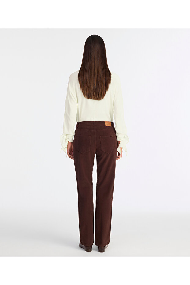 Bootcut Normal Bel Pantolon - 5