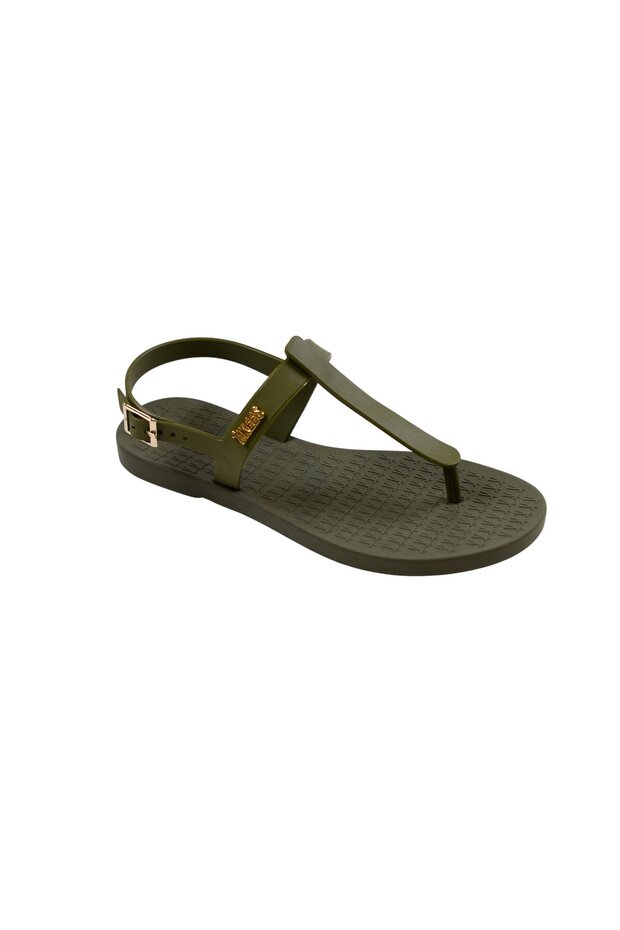 Women's Khaki Flip-Flop Beach Sandals