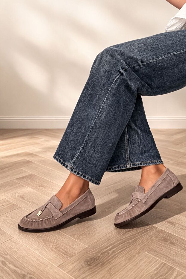 Genuine Leather Women Loafers