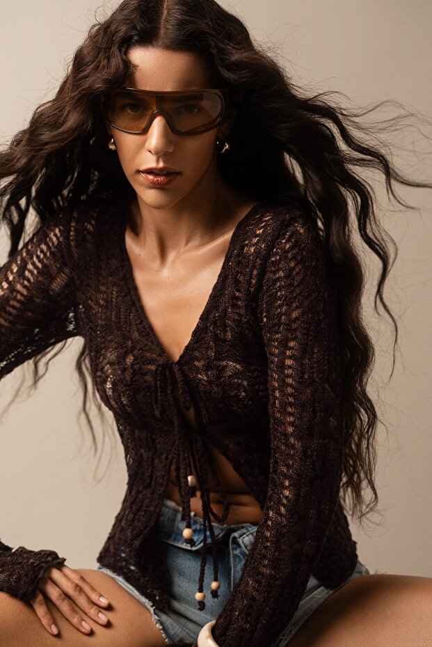 Rustik ajur ceket - 3