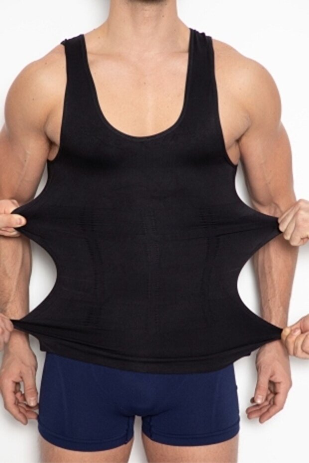 Premium Shapewear Black Men's Athlete Corset Athlete Waist Chest Belly Gynecomastia Recovery Upright Posture