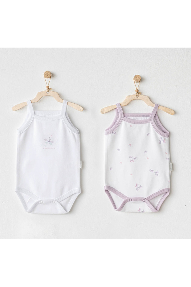 Ac25579 Magical Butterfly 2-Piece Baby Body White