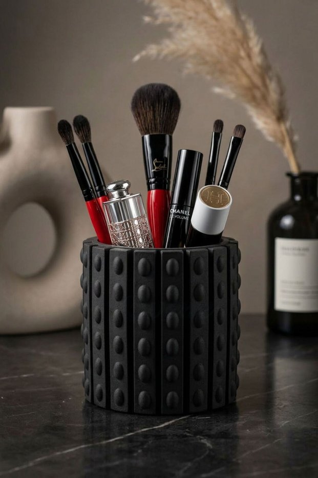 Makeup Organizer Makeup Brush Holder Makeup Organizer Organizer Black Color Model 91