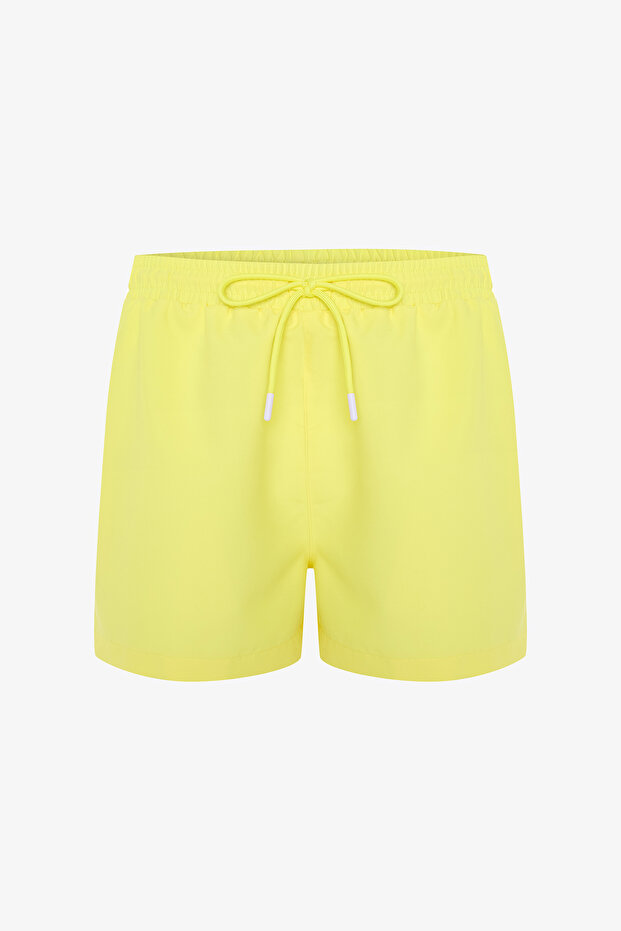 Sarı Erkek Şort Mayo - 1