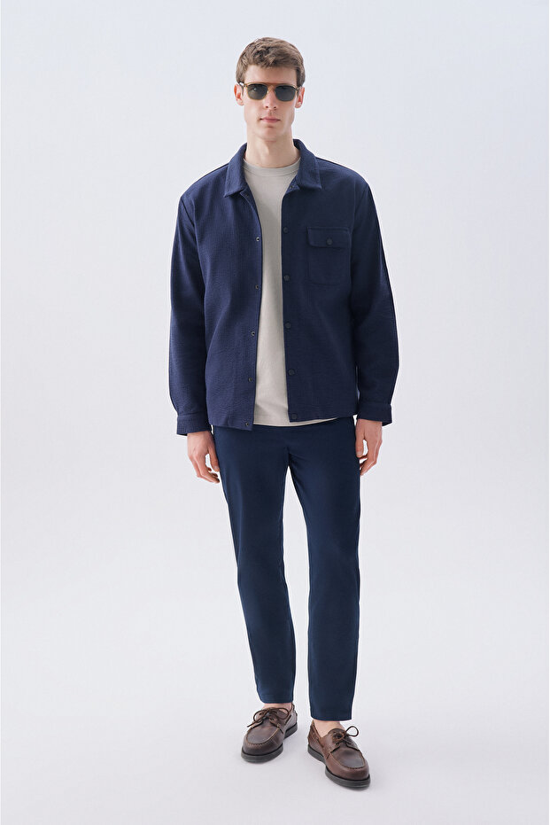 Men's Stone Color Tapered Fit Chino Pants