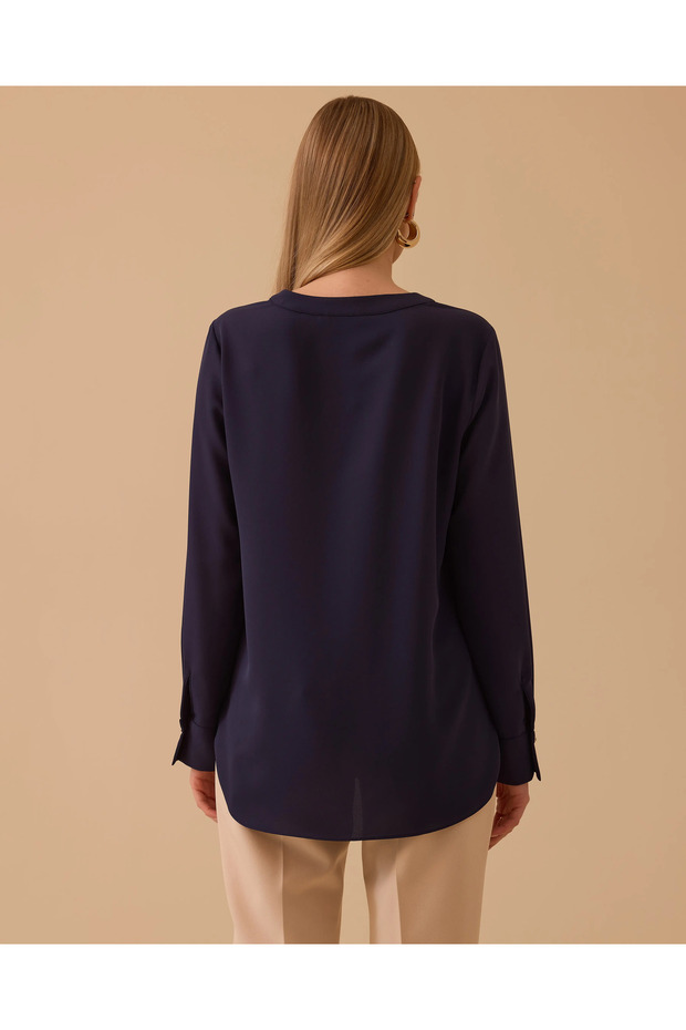 V Yaka Basic Bluz - 3