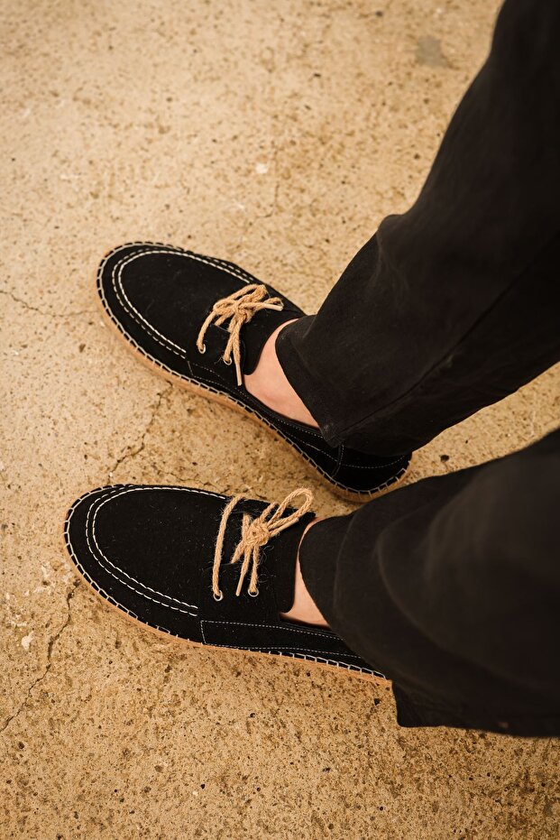 Riven Siyah Espadril - 2