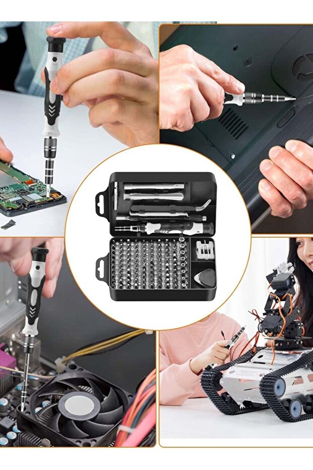 Arabest 115-in-1 Precision Screwdriver Set, Magnetic Repair Tool Kit ...