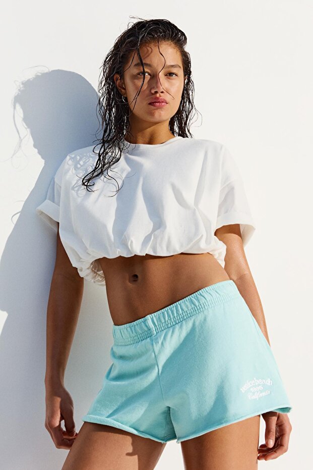 İŞLEMELİ POLAR ŞORT - 4