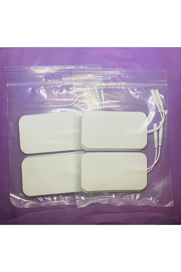 Tens Pad Replacement Electrode 5X9 cm Foam Surface 4-Pack 2 Pack